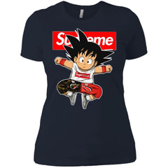 Supreme Dragon Ball Goku T-shirt Women Cotton T-Shirt Women Cotton T-Shirt - parenttees