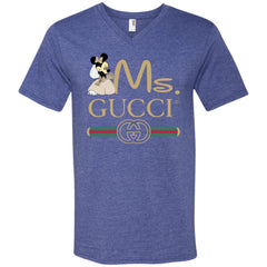 Ms Minnie Gucci Couple Disney Shirt Valentine's Day T-shirt Men V-Neck T-Shirt Men V-Neck T-Shirt - parenttees