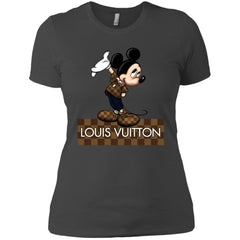 Louis Vuitton Mickey T-shirt Women Cotton T-Shirt Women Cotton T-Shirt - parenttees