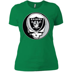 Oakland Raiders Grateful Dead Steal Your Face Football Nfl Shirts Women Cotton T-Shirt Women Cotton T-Shirt - parenttees