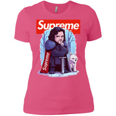 Supreme Game Of Thrones T-shirt Women Cotton T-Shirt Women Cotton T-Shirt - parenttees