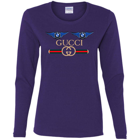 Gucci Bmw Trending T-shirt Women Long Sleeve Shirt Purple / S Women Long Sleeve Shirt - parenttees