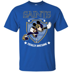 Nfl – New Orleans Saints Totally Awesome Mickey Mouse Super Bowl 2019 Football Men Cotton T-Shirt Men Cotton T-Shirt - parenttees