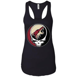 Arizona Coyotes Grateful Dead Steal Your Face Hockey Nhl Shirts Women Tank Top