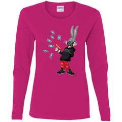 Rabbit Gucci T-shirt Women Long Sleeve Shirt Women Long Sleeve Shirt - parenttees