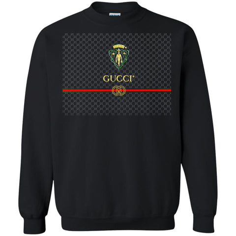 Gucci Graphic Logo Black T-shirt Crewneck Pullover Sweatshirt Black / S Crewneck Pullover Sweatshirt - parenttees