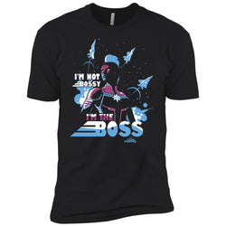 Captain Marvel I'm The Boss Space Blue Red Men Short Sleeve T-Shirt