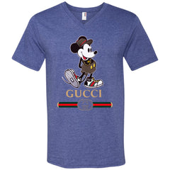 Gucci Mickey Kitty beauty T-shirt Men V-Neck T-Shirt T-Shirts - parenttees