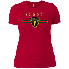 Gucci Tesla T-shirt Women Cotton T-Shirt Women Cotton T-Shirt - parenttees