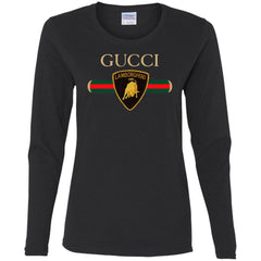 Gucci Lamborghini T-shirt Women Long Sleeve Shirt Women Long Sleeve Shirt - parenttees