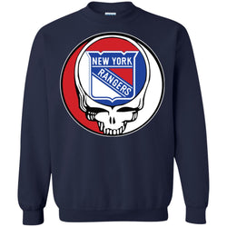 New York Rangers Grateful Dead Steal Your Face Hockey Nhl Shirts Crewneck Pullover Sweatshirt