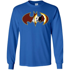 We Are The Washington Redskins Batman Nfl Mashup Men Long Sleeve Shirt Men Long Sleeve Shirt - parenttees