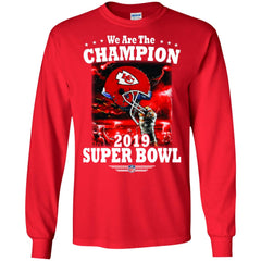 Nfl – Kansas City Chiefs We Are The Champion 2019 Super Bowl Football Men Long Sleeve Shirt Men Long Sleeve Shirt - parenttees