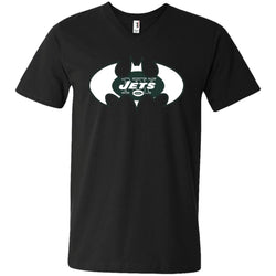 We Are The New York Jets Batman Nfl Mashup Men V-Neck T-Shirt