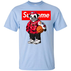 Supreme Bear Basketball T-shirt Men Cotton T-Shirt Men Cotton T-Shirt - parenttees