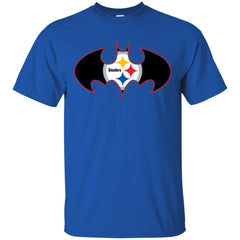 We Are The Pittsburgh Steelers Batman Nfl Mashup Men Cotton T-Shirt Men Cotton T-Shirt - parenttees