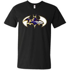 We Are The Baltimore Ravens Batman Nfl Mashup Men V-Neck T-Shirt Men V-Neck T-Shirt - parenttees