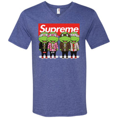 Supreme Turtle T-shirt Men V-Neck T-Shirt Men V-Neck T-Shirt - parenttees