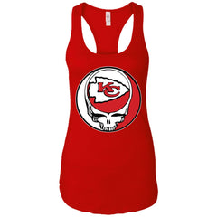 Kansas City Chiefs Grateful Dead Steal Your Face Football Nfl Shirts Women Tank Top Women Tank Top - parenttees