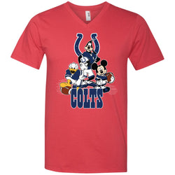 Mickey Mouse Indianapolis Colts American Football Nfl Sports Shirt Men V-Neck T-Shirt