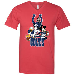 Mickey Mouse Indianapolis Colts American Football Nfl Sports Shirt Men V-Neck T-Shirt Men V-Neck T-Shirt - parenttees