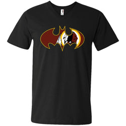 We Are The Washington Redskins Batman Nfl Mashup Men V-Neck T-Shirt