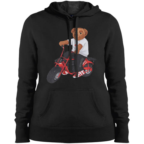 Supreme Bear Moto T-shirt Women Hooded Sweatshirt Black / X-Small Women Hooded Sweatshirt - parenttees