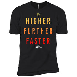 Marvel Captain Marvel Movie Higher Faster Men Short Sleeve T-Shirt