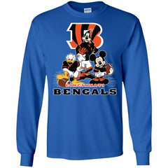 Mickey Mouse Cincinnati Bengals American Football Nfl Sports Shirt Men Long Sleeve Shirt Men Long Sleeve Shirt - parenttees