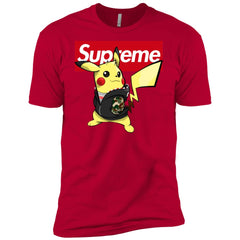 Supreme Pikachu T-shirt Men Short Sleeve T-Shirt Men Short Sleeve T-Shirt - parenttees