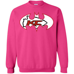 We Are The Kansas City Chiefs Batman Nfl Mashup Crewneck Pullover Sweatshirt Crewneck Pullover Sweatshirt - parenttees