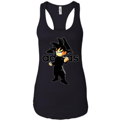 Goku Adidas Black T-shirt Women Tank Top