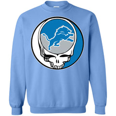 Detroit Lions Grateful Dead Steal Your Face Football Nfl Shirts Crewneck Pullover Sweatshirt Crewneck Pullover Sweatshirt - parenttees