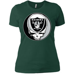 Oakland Raiders Grateful Dead Steal Your Face Football Nfl Shirts Women Cotton T-Shirt