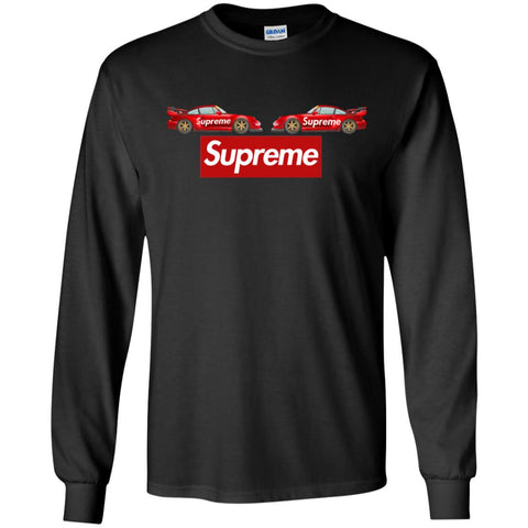 Best Supreme Car T-shirt Men Long Sleeve Shirt Black / S Men Long Sleeve Shirt - parenttees