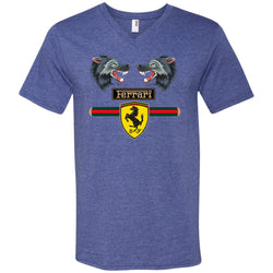 Gucci Ferrari Shirt Men V-Neck T-Shirt