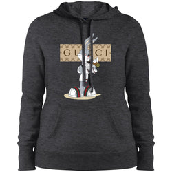 Gucci Rabbit Smoking Funny T-shirt Women Hooded Sweatshirt