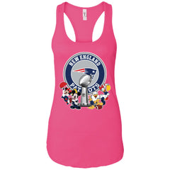 New England Patriots Super Bowl 2019 Mickey Minnie Mouse Donald Daisy Duck Football Nfl Women Tank Top Women Tank Top - parenttees