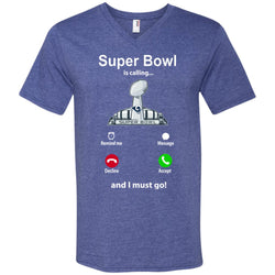 Nfl - Super Bowl Is Calling And I Must Go Los Angeles Rams 2019 Football Men V-Neck T-Shirt