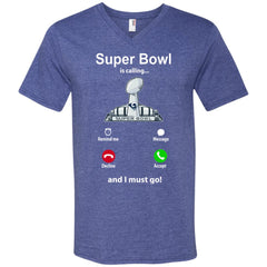 Nfl - Super Bowl Is Calling And I Must Go Los Angeles Rams 2019 Football Men V-Neck T-Shirt Men V-Neck T-Shirt - parenttees