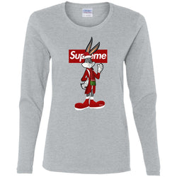 Supreme Rabbit Party T-shirt Women Long Sleeve Shirt