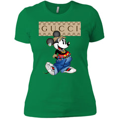 Gucci Mickey Mouse Trending T-shirt Women Cotton T-Shirt Women Cotton T-Shirt - parenttees