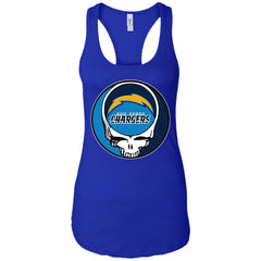 Los Angeles Chargers Grateful Dead Steal Your Face Football Nfl Shirts Women Tank Top Women Tank Top - parenttees