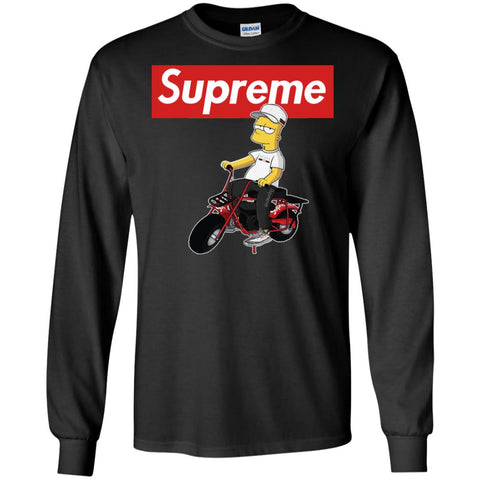 Supreme Car T-shirt Men Long Sleeve Shirt Black / S Men Long Sleeve Shirt - parenttees