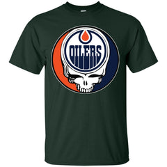 Edmonton Oilers Grateful Dead Steal Your Face Hockey Nhl Shirts Men Cotton T-Shirt Men Cotton T-Shirt - parenttees