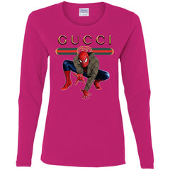 Spider Man Gucci Funny  Trend T- Shirt Women Long Sleeve Shirt Women Long Sleeve Shirt - parenttees