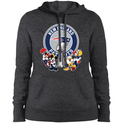 New England Patriots Super Bowl 2019 Mickey Minnie Mouse Donald Daisy Duck Football Nfl Women Hooded Sweatshirt Women Hooded Sweatshirt - parenttees