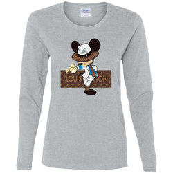 Louis Vuitton Mickey Dance Tshirt Women Long Sleeve Shirt