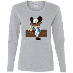 Louis Vuitton Mickey Dance Tshirt Women Long Sleeve Shirt Women Long Sleeve Shirt - parenttees