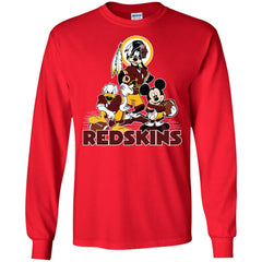 Mickey Mouse Washington Redskins American Football Nfl Sports Shirt Men Long Sleeve Shirt Men Long Sleeve Shirt - parenttees